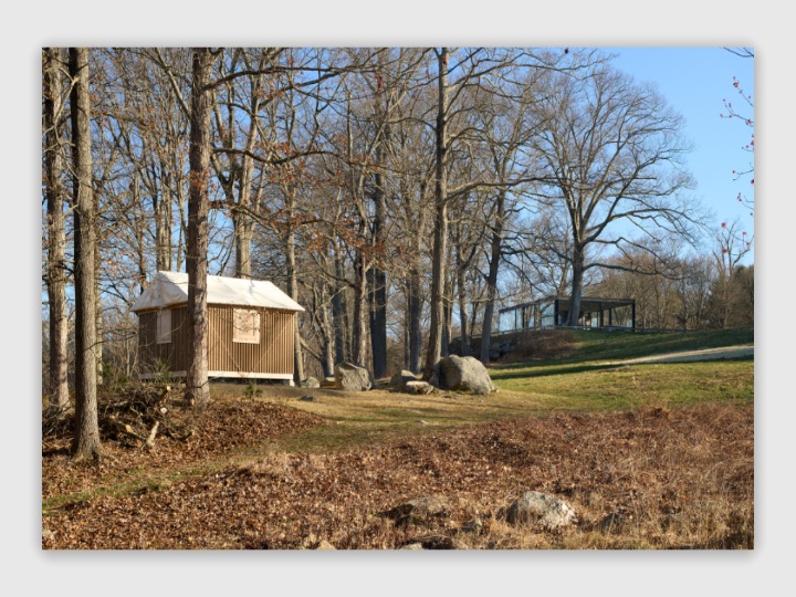 Shigeru Ban: Paper Log House at the Glass House